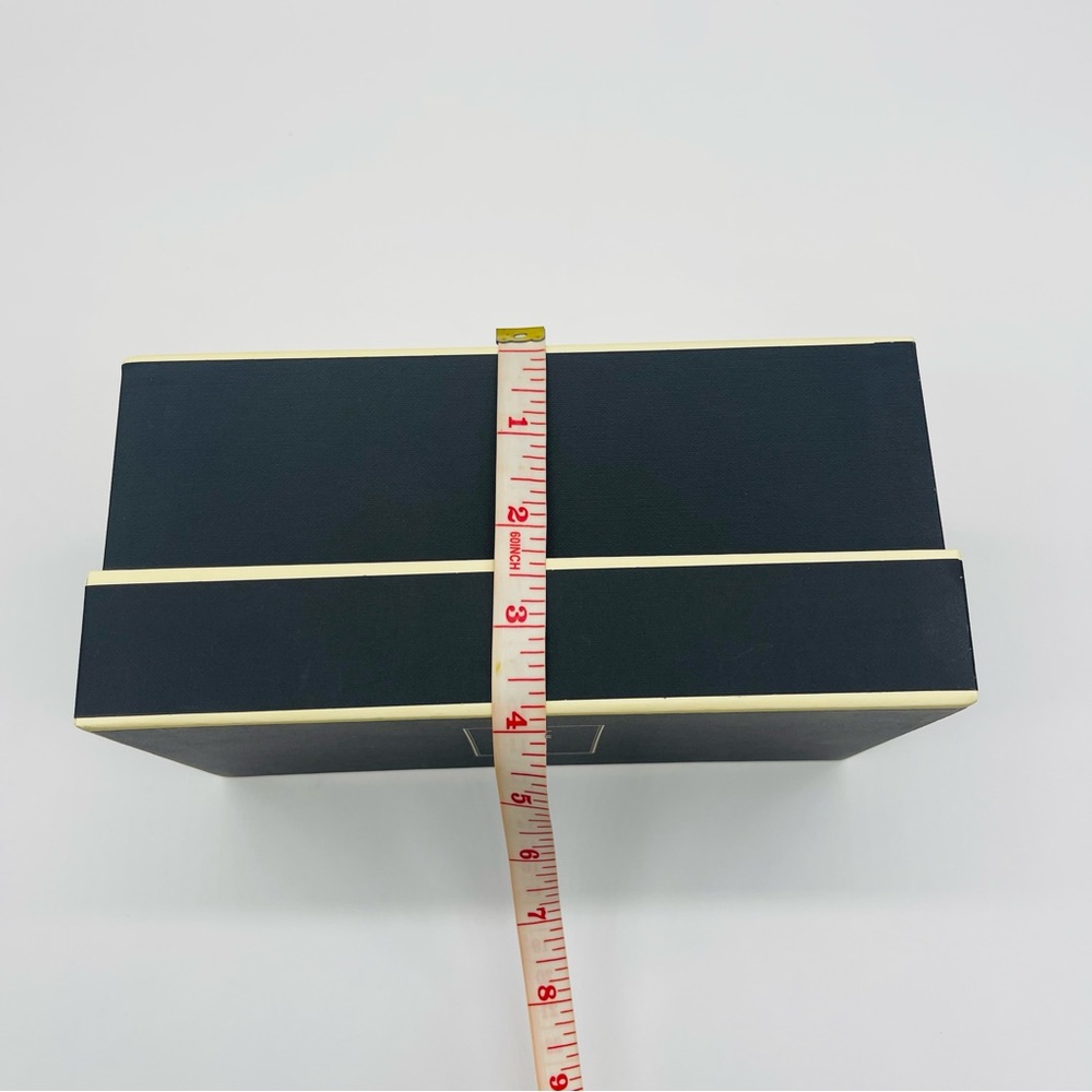 Brand New Jo Malone London Empty Gift Box 8.5" Black Gold Rectangular Storage - Picture 5 of 6